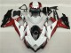 2008-2010 Suzuki GSXR 600/750 Motorcycle Fairings - White Red Glossy Black