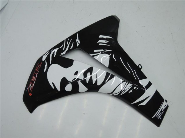 2008-2011 Honda CBR1000RR Abs Fairings - White Glossy Black