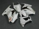 2008-2012 Kawasaki EX250 Motorcycle Fairings - White Red