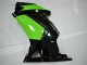 2008-2012 Kawasaki EX250 Motorcycle Fairings - Glossy Black Green