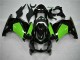 2008-2012 Kawasaki EX250 Motorcycle Fairings - Glossy Black Green