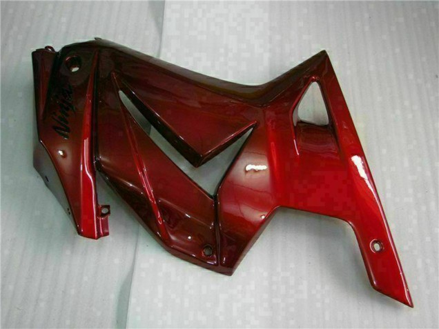 2008-2012 Kawasaki EX250 Motorcycle Fairings - Maroon Red