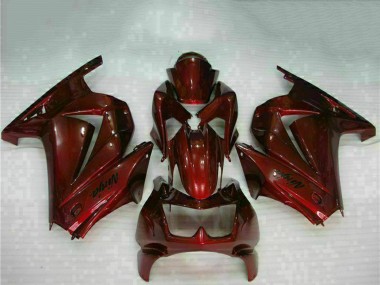 2008-2012 Kawasaki EX250 Motorcycle Fairings - Maroon Red