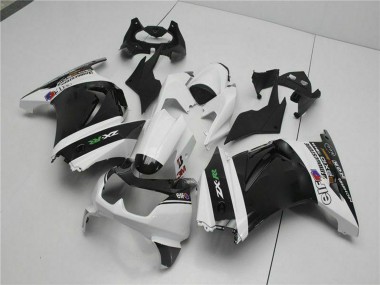 2008-2012 Kawasaki EX250 Motorcycle Fairings - White Black Green