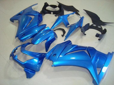 2008-2012 Kawasaki ZX250R Motorcycle Fairings - Light Blue OEM Style