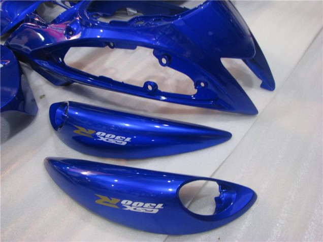 2008-2020 Suzuki GSXR 1300 Hayabusa Motorcycle Fairings - White Blue