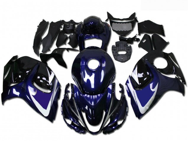 2008-2020 Suzuki GSXR 1300 Hayabusa Motorcycle Fairings - Glossy Black Blue White