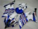 2008-2016 Yamaha YZF R6 Motorcycle Fairings - White Blue Red Sterilgarda Volvo Fimer Yamalube