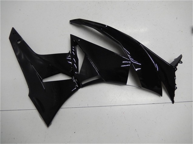 2009-2012 Kawasaki ZX6R Motorcycle Fairings - Glossy Black