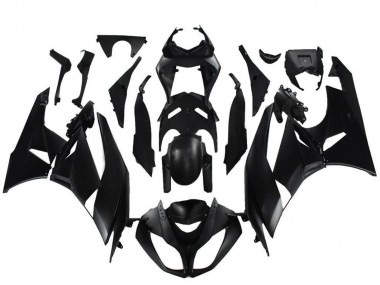 2009-2012 Kawasaki ZX6R Motorcycle Fairings - Matte Black