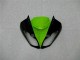 2009-2012 Kawasaki ZX6R Motorcycle Fairings - Glossy Black Green