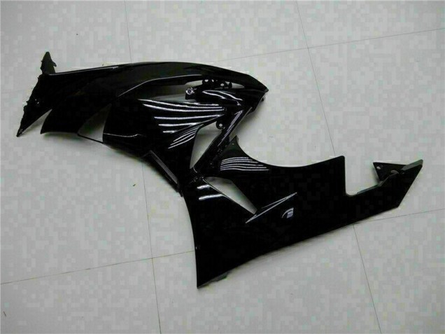 2009-2012 Kawasaki ZX6R Motorcycle Fairings - Glossy Black Green