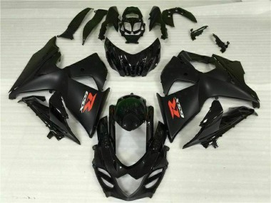 2009-2016 Suzuki GSXR 1000 Motorcycle Fairing - Glossy Black Matte Black