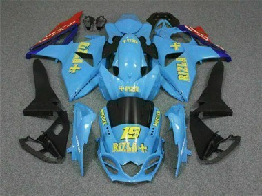 2009-2016 Suzuki GSXR 1000 Motorcycle Fairings - Blue Yellow Rizla 19 Red