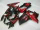 2009-2016 Suzuki GSXR 1000 Motorcycle Fairings - Red Glossy Black