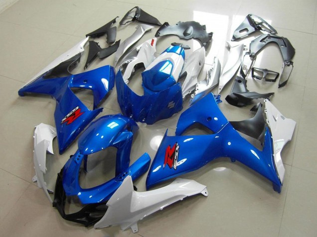 2009-2016 Suzuki GSXR 1000 Motorcycle Fairings - Blue White Black OEM Style