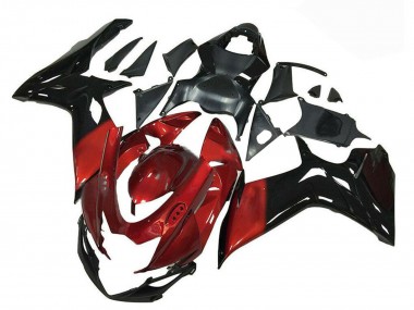 2011-2024 Suzuki GSXR 600/750 Motorcycle Fairing - Red Glossy Black
