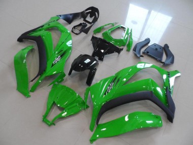 2011-2015 Kawasaki ZX10R Motorcycle Fairings - Green Black OEM Style