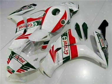 2012-2016 Honda CBR1000RR Motorcycle Fairing - White Red Green Castrol
