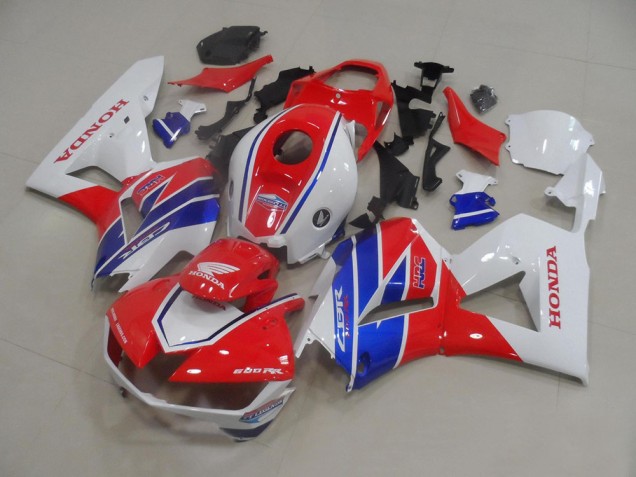 2013-2026 Honda CBR600RR Motorcycle Fairings - White Red Blue TT Legends