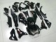 2013-2018 Kawasaki Z800 Motorcycle Fairings - Glossy Black Red Silver