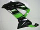 2013-2018 Kawasaki ZX6R Bike Fairings - Green Glossy Black