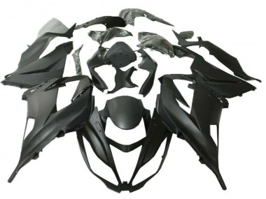 2013-2018 Kawasaki ZX6R Motorcycle Fairing Kits - Matte Black
