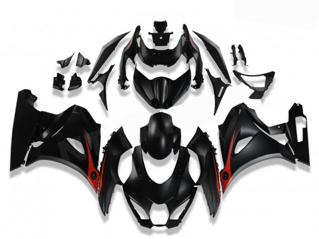 2017-2025 Suzuki GSXR 1000 Motorcycle Fairings - Black Red