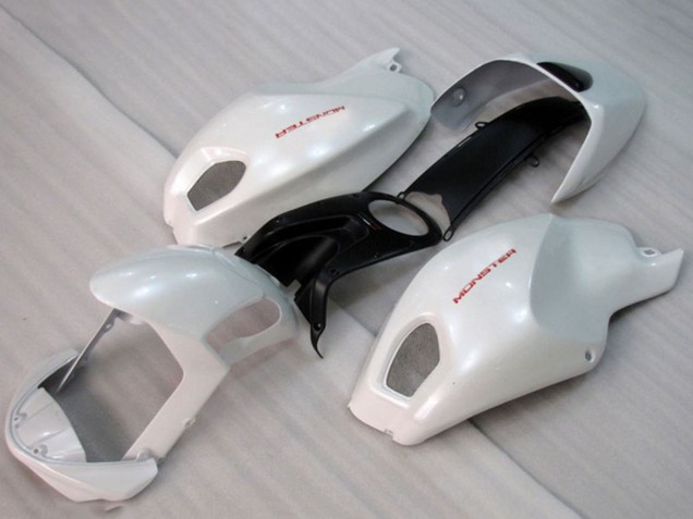 2008-2012 Ducati Monster 696 Motorcycle Fairings - White