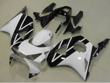 2002-2003 Honda CBR900RR 954 Motorcycle Fairing - White Glossy Black