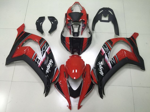 2016-2020 Kawasaki ZX10R Motorcycle Fairings - Maroon Red Glossy Black White