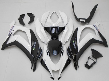 2016-2020 Kawasaki ZX10R Motorcycle Fairings - White Black Green