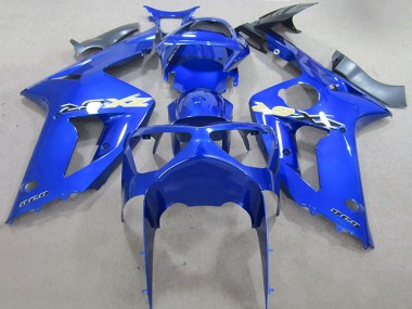 2003-2004 Kawasaki ZX6R Motorcycle Fairing - Blue