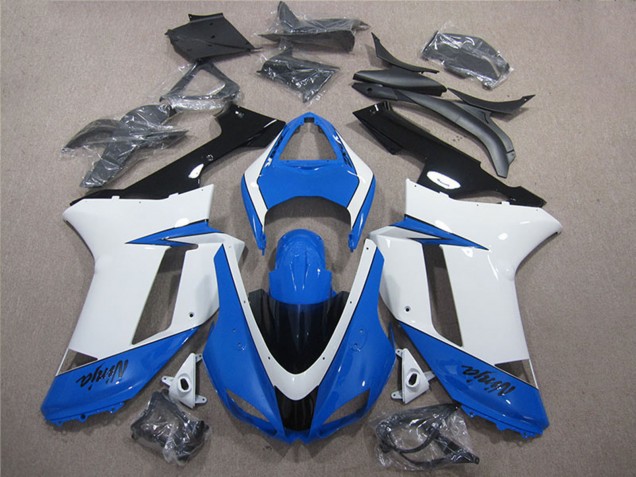 2007-2008 Kawasaki ZX6R Motorcycle Fairing Kits - Black