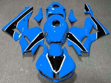 2013-2026 Honda CBR600RR Motorcycle Fairings - Light Blue White Glossy Black