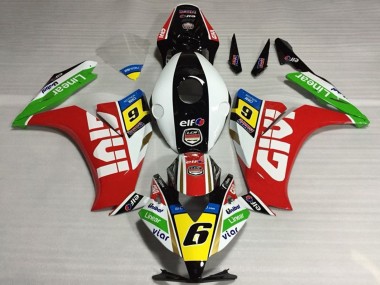 2012-2016 Honda CBR1000RR Motorcycle Fairings - White Red Yellow Green Givi 6