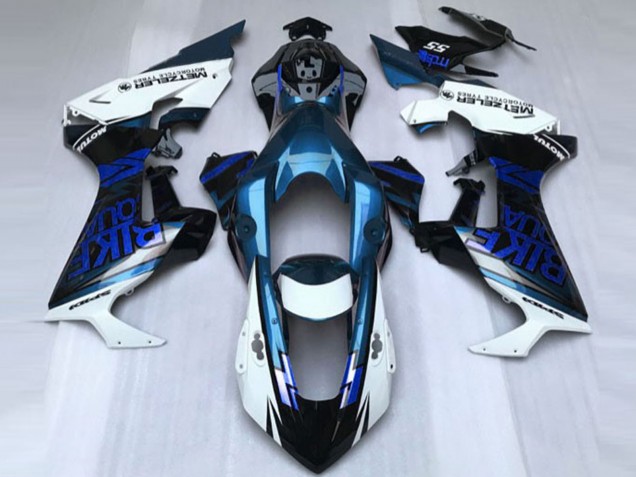 2017-2023 Honda CBR1000RR Motorcycle Fairing - White Blue Glossy Black
