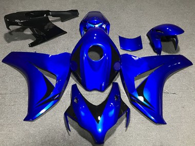 2008-2011 Honda CBR1000RR Motorcycle Fairings - Deep Blue Black