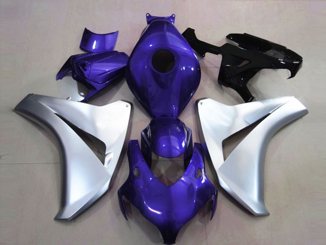 2008-2011 Honda CBR1000RR Motorcycle Fairings - Silver Blue