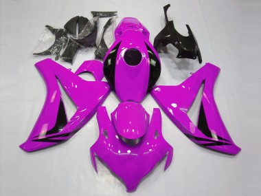 2008-2011 Honda CBR1000RR Motorcycle Fairings - Pink Glossy Black OEM Style
