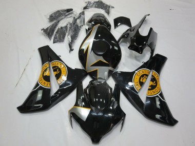 2008-2011 Honda CBR1000RR Motorcycle Fairings - Silver Grey Orange Glossy Black