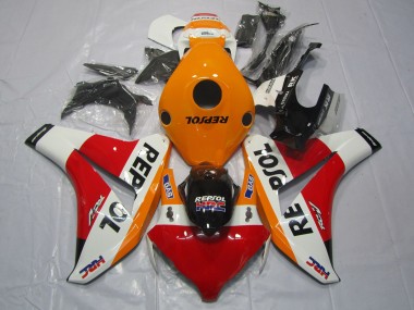 2008-2011 Honda CBR1000RR Motorcycle Fairings - Orange White Red Glossy Black Repsol HRC