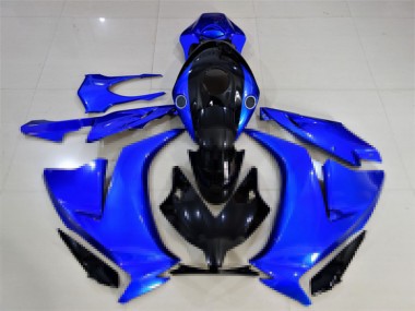 2012-2016 Honda CBR1000RR Motorcycle Fairings - Blue Glossy Black