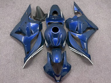 2009-2012 Honda CBR600RR Motorcycle Fairings - Dark Blue
