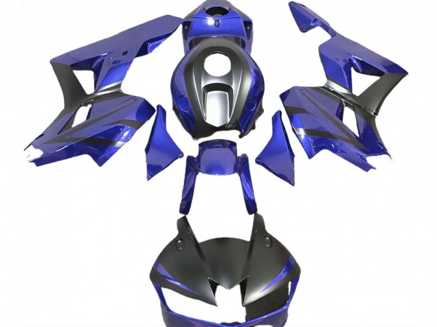 2013-2026 Honda CBR600RR Motorcycle Fairings - Blue Matte Black