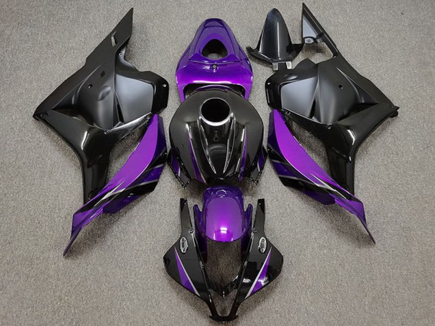 2009-2012 Honda CBR600RR Motorcycle Fairings - White Purple Blue Matte Black