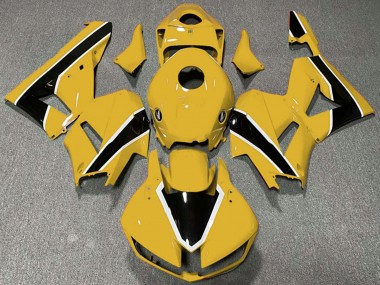 2013-2026 Honda CBR600RR Motorcycle Fairings - Yellow White Glossy Black