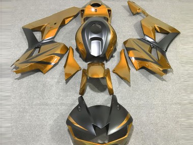 2013-2026 Honda CBR600RR Motorcycle Fairings - Gold Matte Black