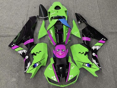 2013-2026 Honda CBR600RR Motorcycle Fairings - Green Blue Purple Glossy Black Shark