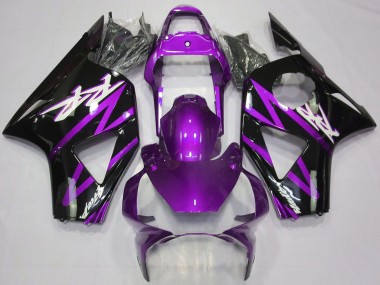 2002-2003 Honda CBR954RR Motorcycle Fairing - Purple Glossy Black